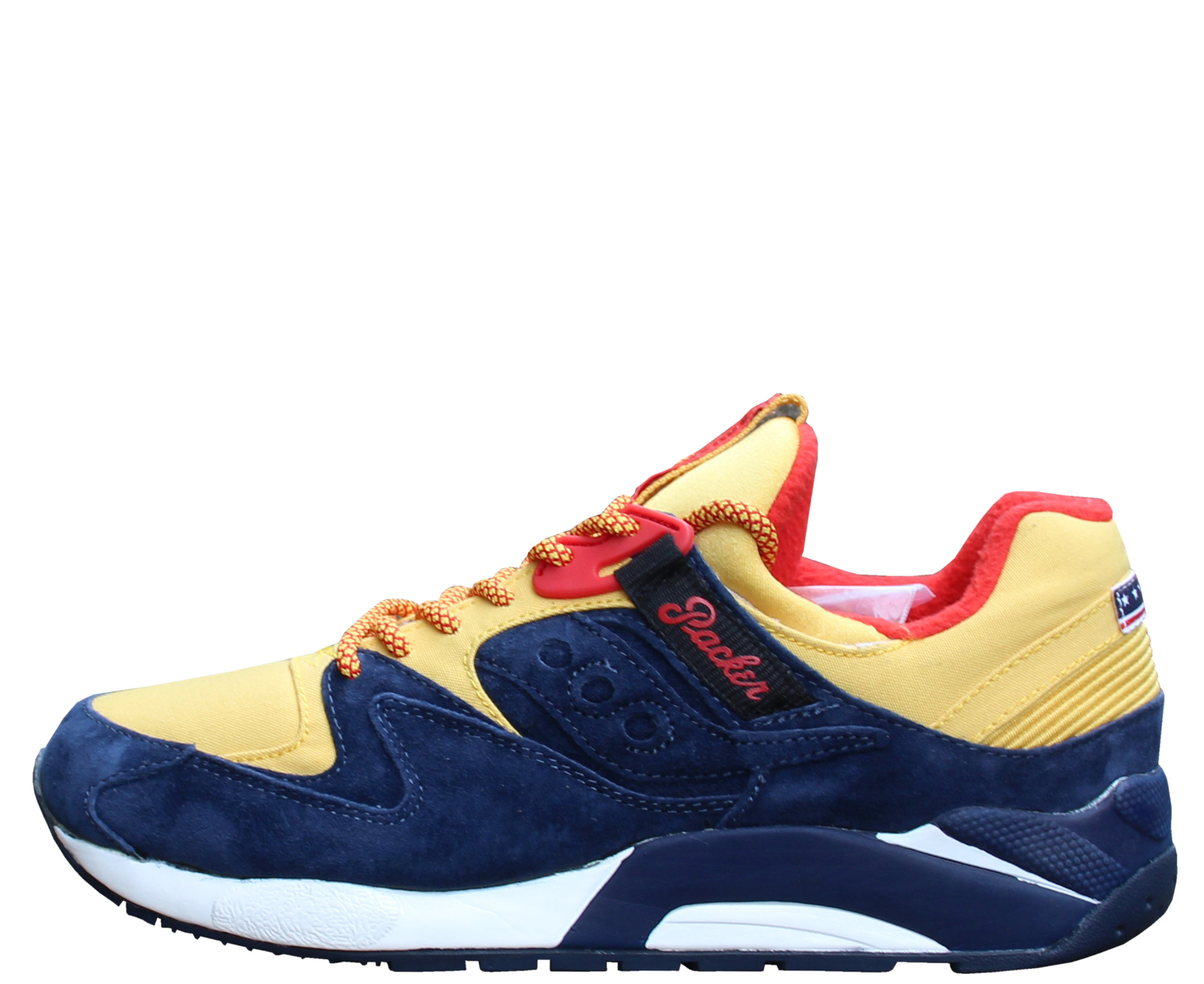 packer shoes x saucony grid 9000 snow beach navyyellow