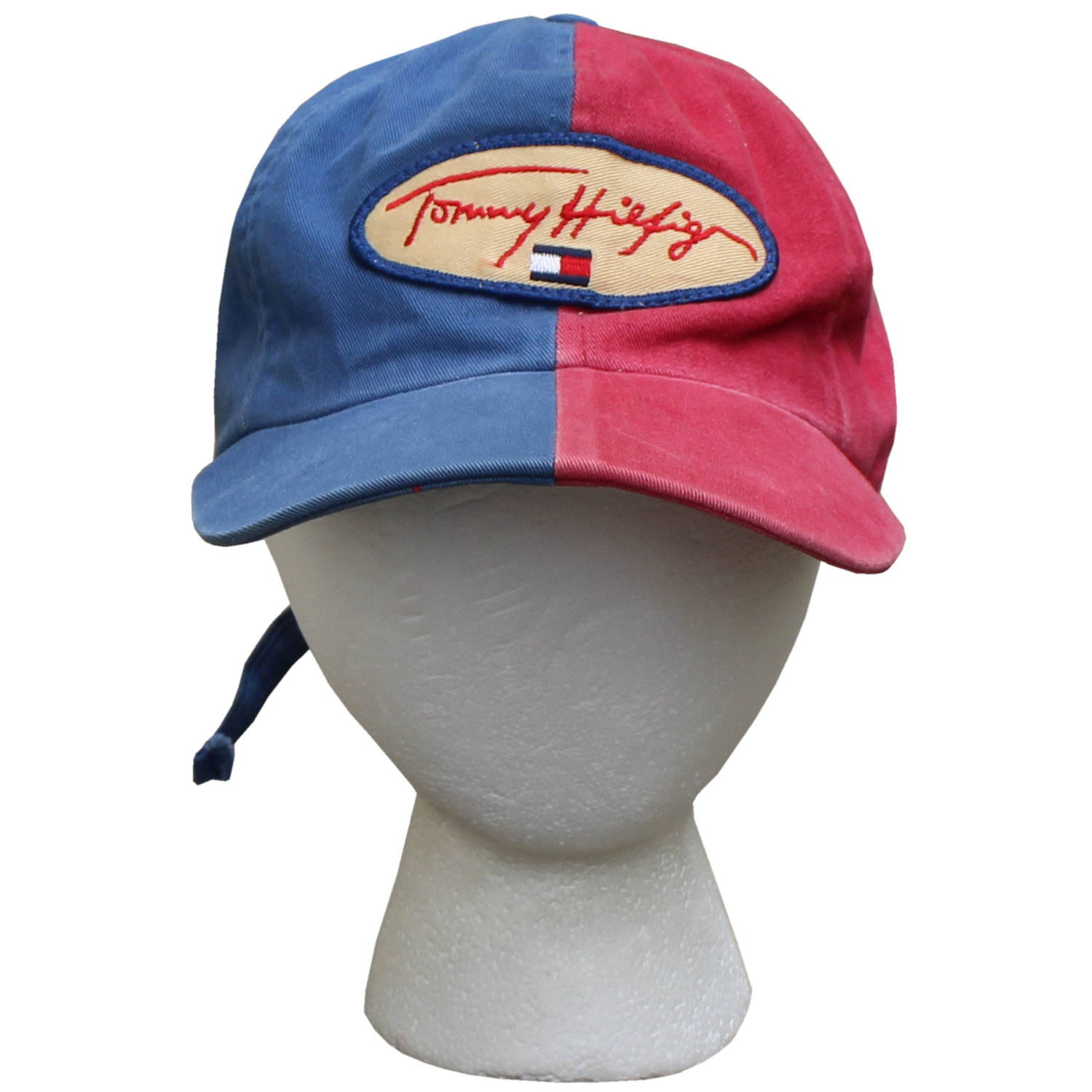 Vintage Tommy Hilfiger Split Colorblock Strapback Hat — Roots