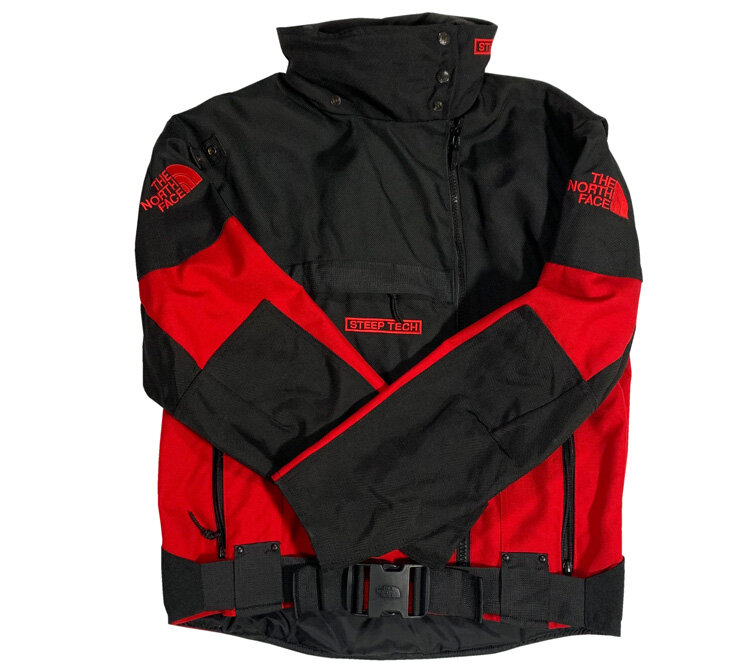 Vintage The North Face Steep Tech Black / Red Highlander Jacket (Size M) —  Roots