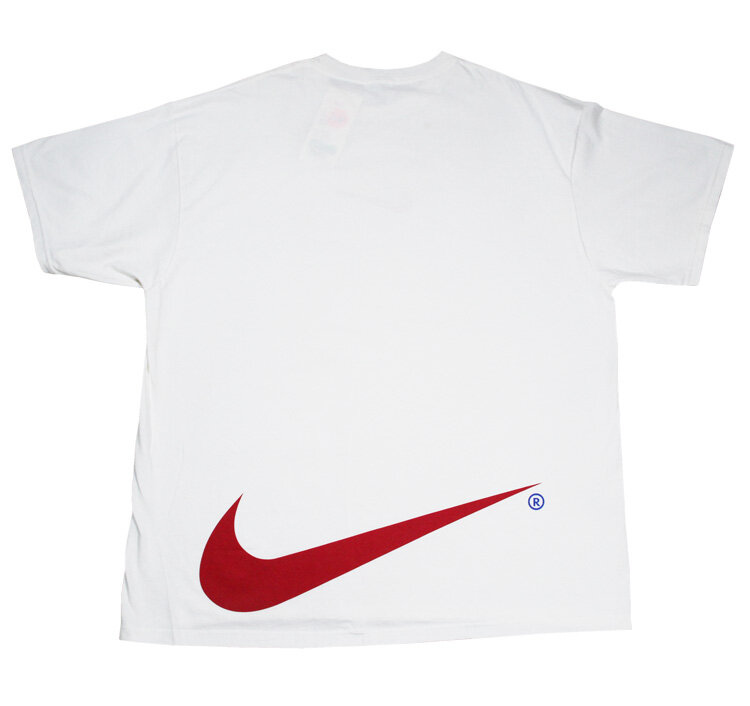 Vintage Nike Big Swoosh White / Red T 