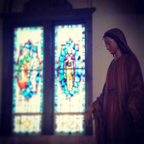 The beautiful chapel at The Sisters of St. Joseph Motherhouse in Orange, CA.