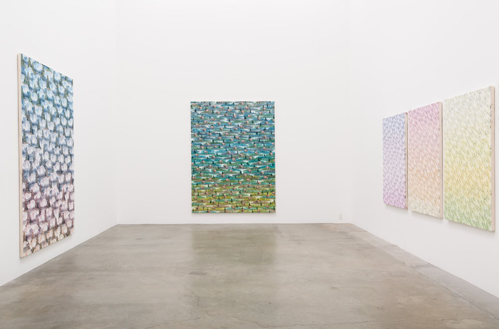 Installation view, Happy Painting, Anat Egbi