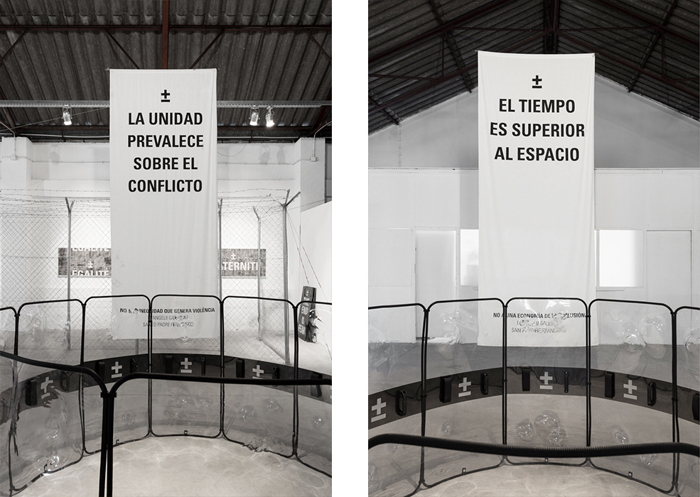 Installation view, MaisMenos, O Princípio do Fim, Underdogs Gallery