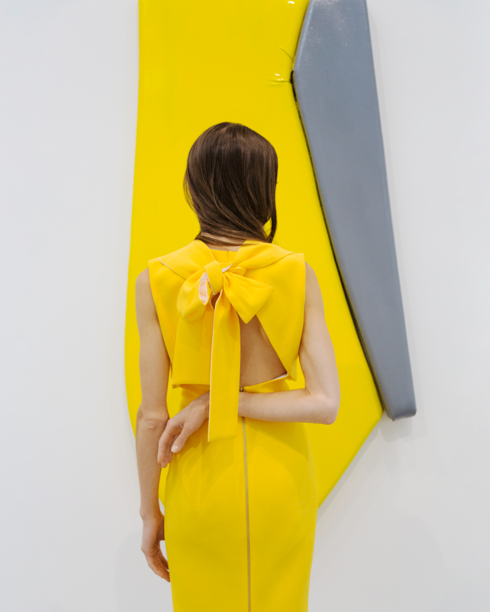 Pari Ehsan at Justin Adian - Skarstedt Gallery wearing Victoria Beckham, Photo by Tylor Hóu.