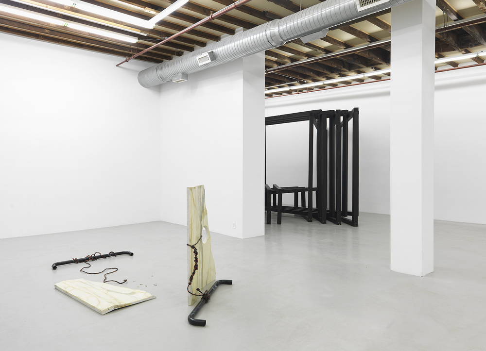 Installation view, Amy and Oliver Thomas-Irvine, Derailer Derailer, The Still House Group