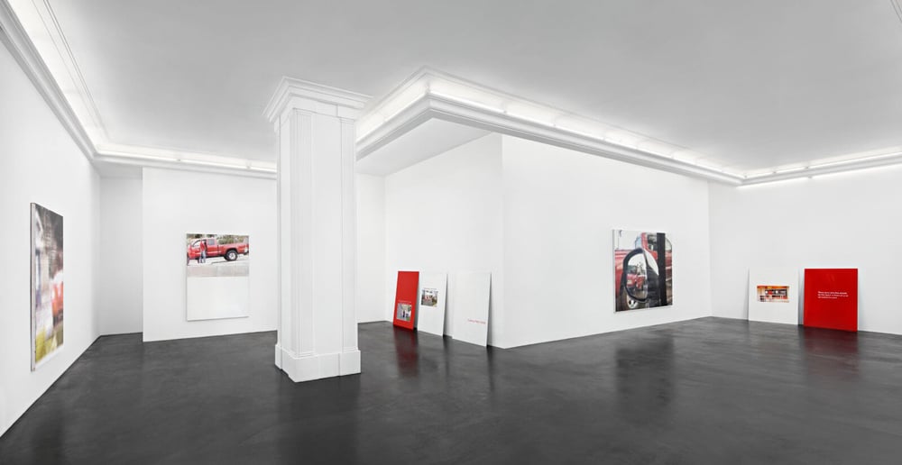 Installation view, Leo Gabin, Exit/Entry, Peres Projects