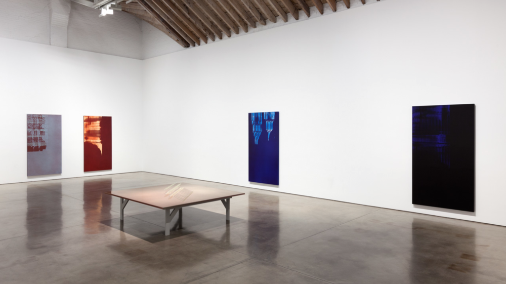 Installation view, Tauba Auerbach, Projective Instrument, Paula Cooper Gallery