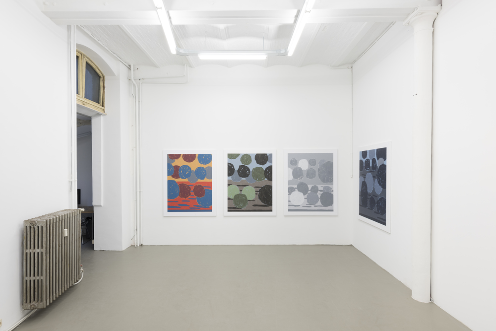 Installation view, Luc Fuller, Painting/Drawing, Rod Barton Gallery