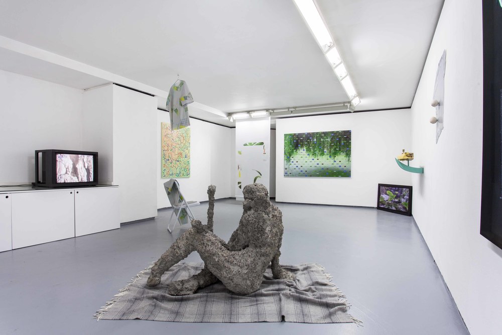 Installation view, You will find me if you want me in the garden*, Galerie Valentin, Curated by Domenico de Chirico.