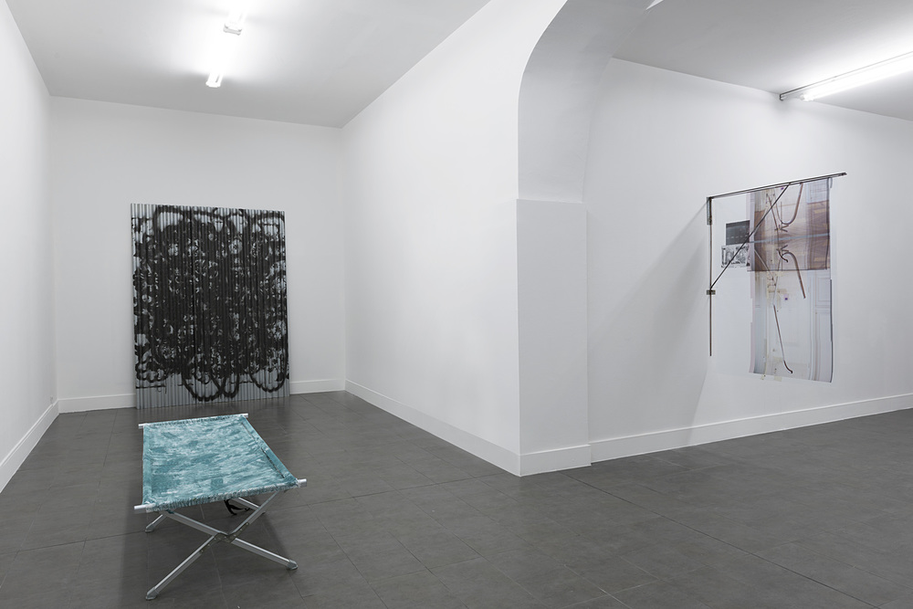 Installation view, Grey, Brand New Gallery, curated by Domenico de Chirico