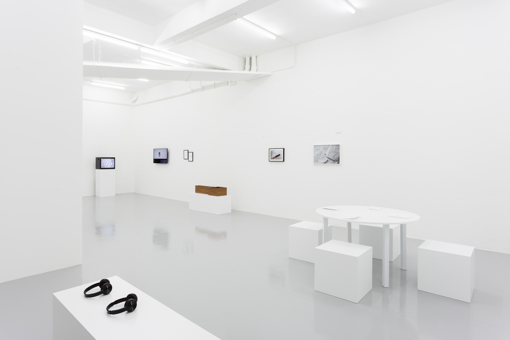 Installation view, Iman Issa, Reasonable Characters in Familiar Places, Kunsthalle Lissabon