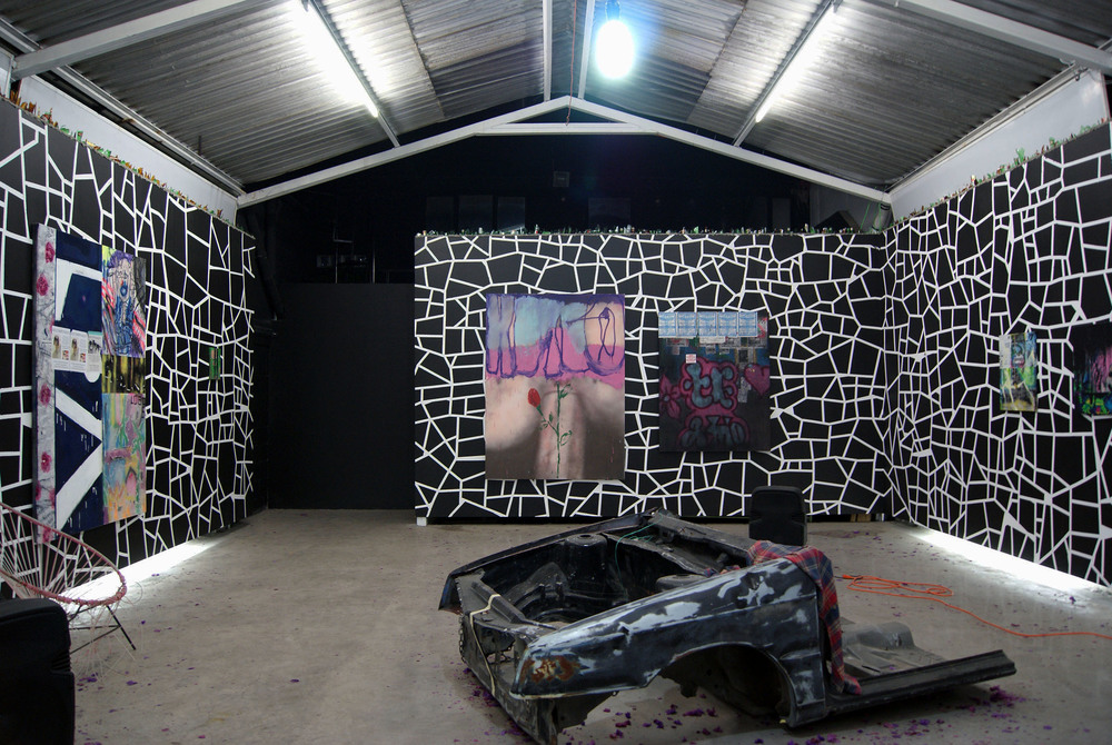 Installation view, Andrew Birk, Callejero, Anonymous Gallery
