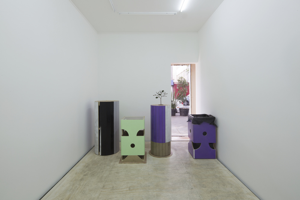 Installation view, Manfred Pernice, Lulu