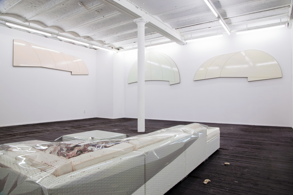 Installation view, Dominic Samsworth, Lounge Elopes, Galerie Jeanroch Dard