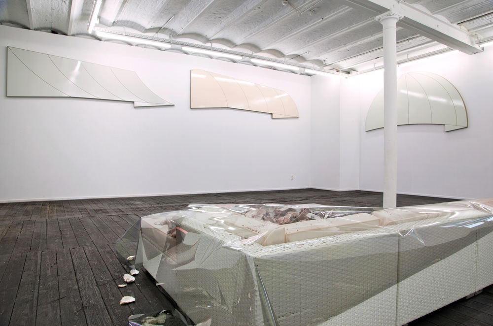 Installation view, Dominic Samsworth, Lounge Elopes, Galerie Jeanroch Dard