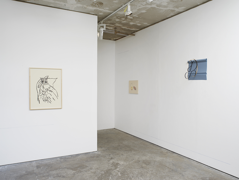 Installation view, I Hear You Singing In The Wire, Arcade