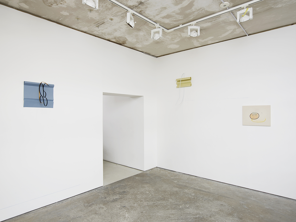 Installation view, I Hear You Singing In The Wire, Arcade