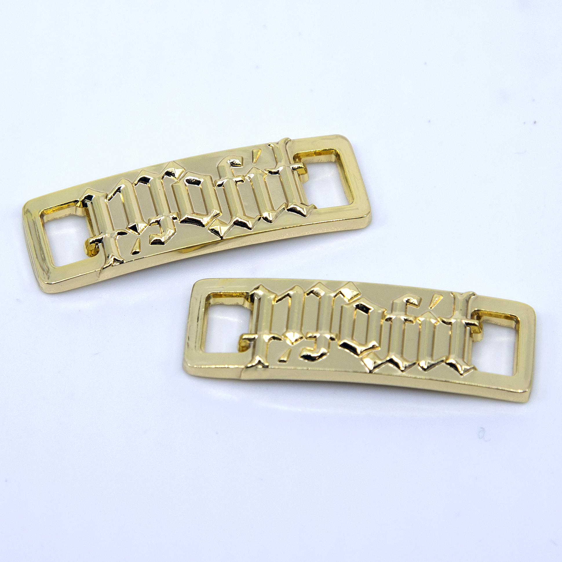 Profit Ambigram Lace Locks - Gold 