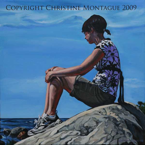 Original oil painting copyright Christine Montague 2009
