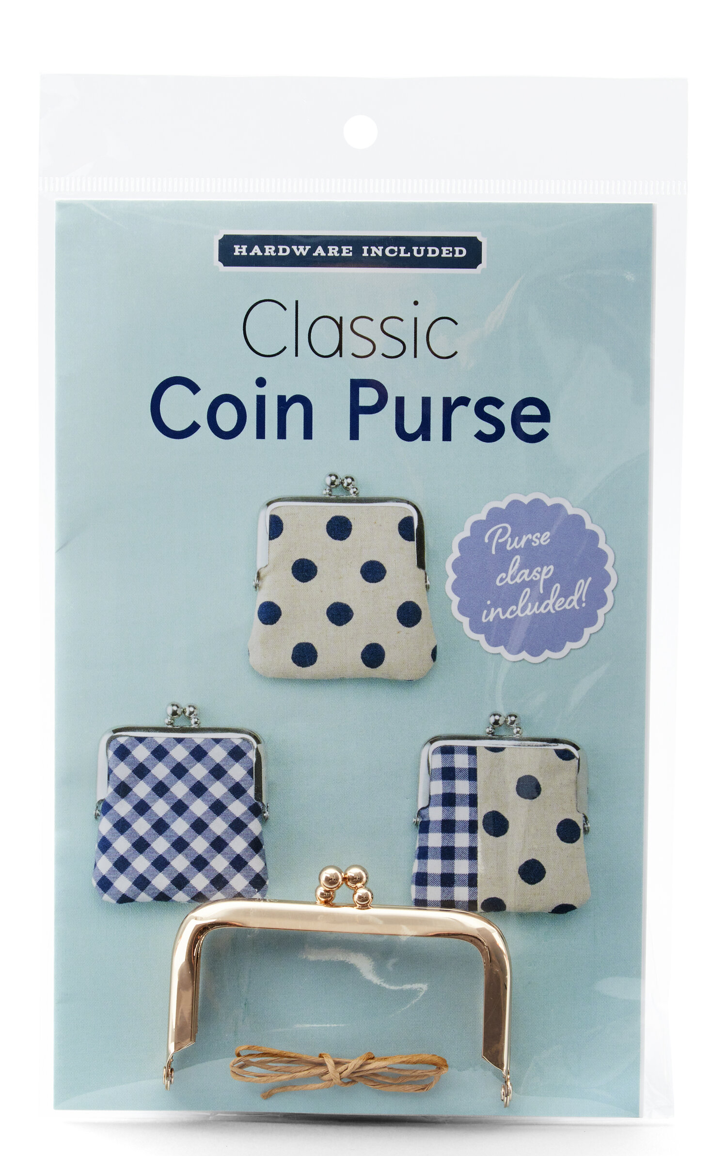 #ZW6332 | Classic Coin Purse Kit with Rose Gold Clasp — Zakka Workshop