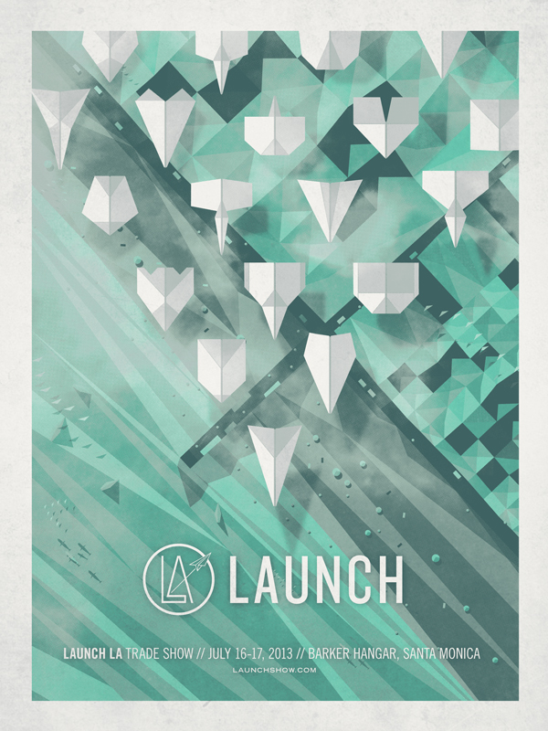 Launch LA poster by DKNG