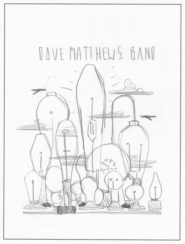 Dave Matthews Band // Scranton, PA Poster // By DKNG
