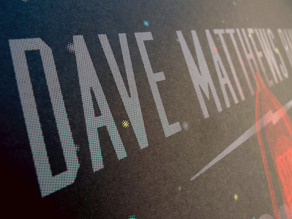 Dave Matthews Band // Scranton, PA Poster // By DKNG