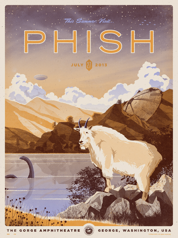 Phish // George, WA posters by DKNG