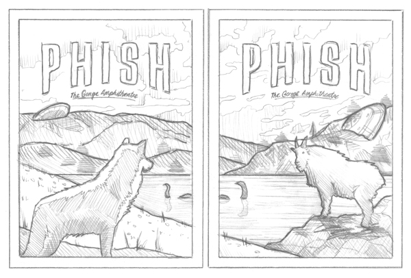 Phish // George, WA posters by DKNG