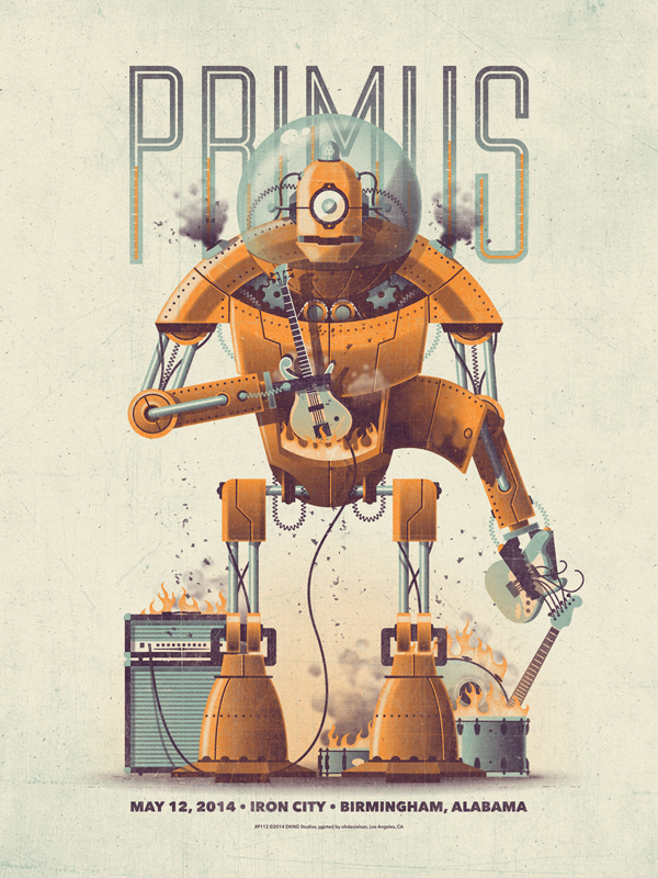 Primus // Birmingham, Alabama Poster by DKNG
