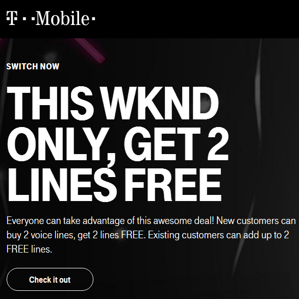 Deal B2g2 Free T Mobile 11 18 11 20 2016 Future Proof M D