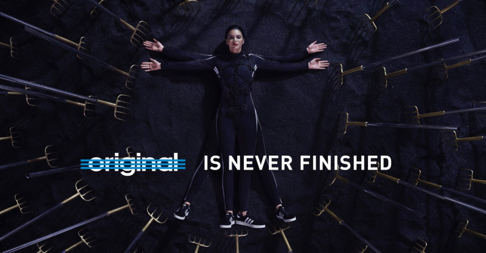 adidas original is never finished director