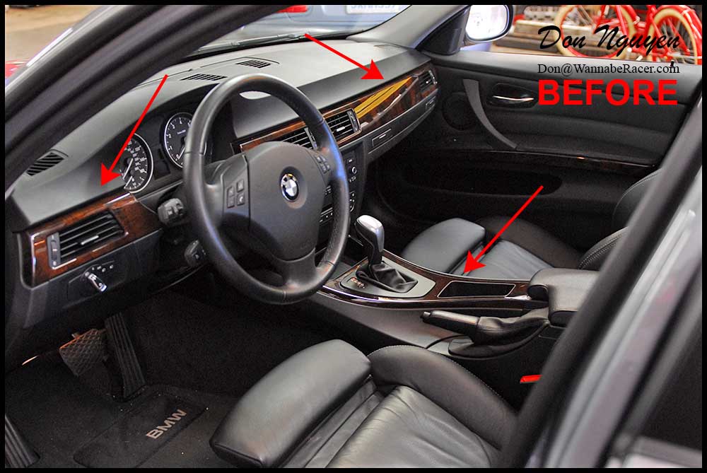 Bmw 328i E90 Sedan Gloss Carbon Fiber Vinyl Interior Car