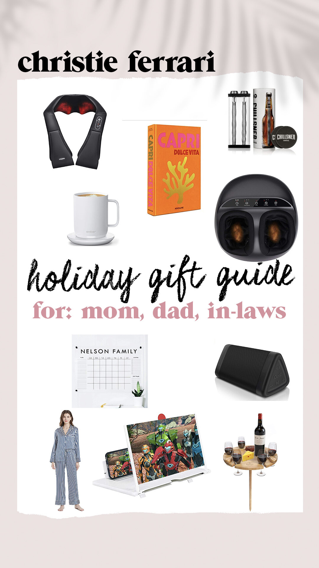 Gift Guide: Fun gifts for mom, dad or the in-laws! — christie ferrari