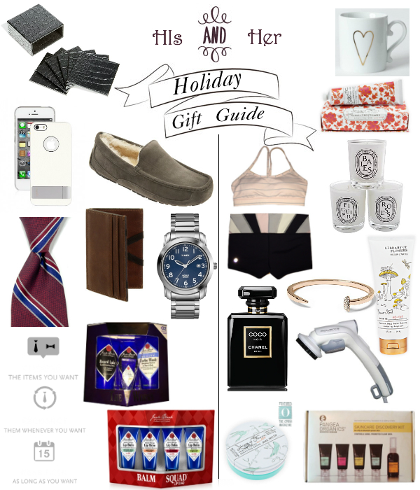 His and Her Gift Guide