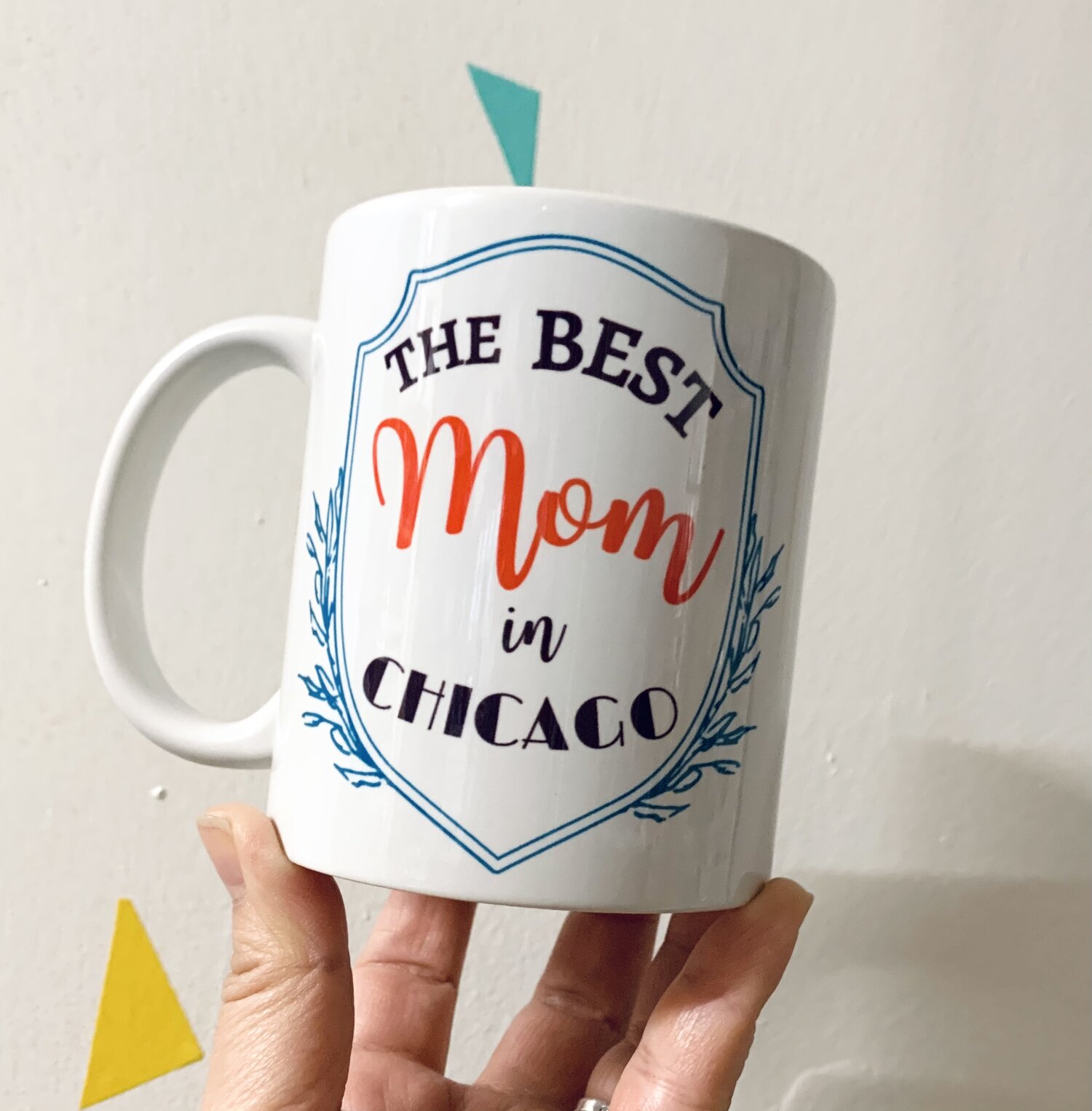 Custom Best Mom or Grandma -City Mug — nice Lena