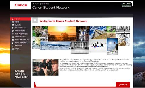 Canon Student Network