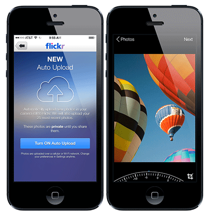 Flickr's new toys: auto-upload and auto-straighten