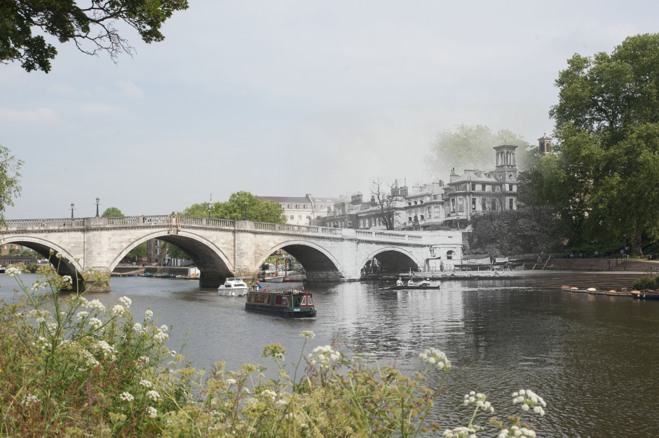 Richmond Bridge late 19th century, photographer unknown