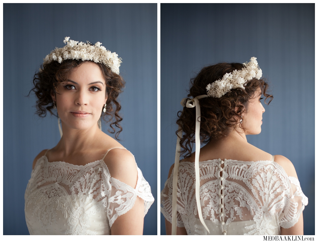 BHLDN, Floral Crown, Bridal Hair and Makeup