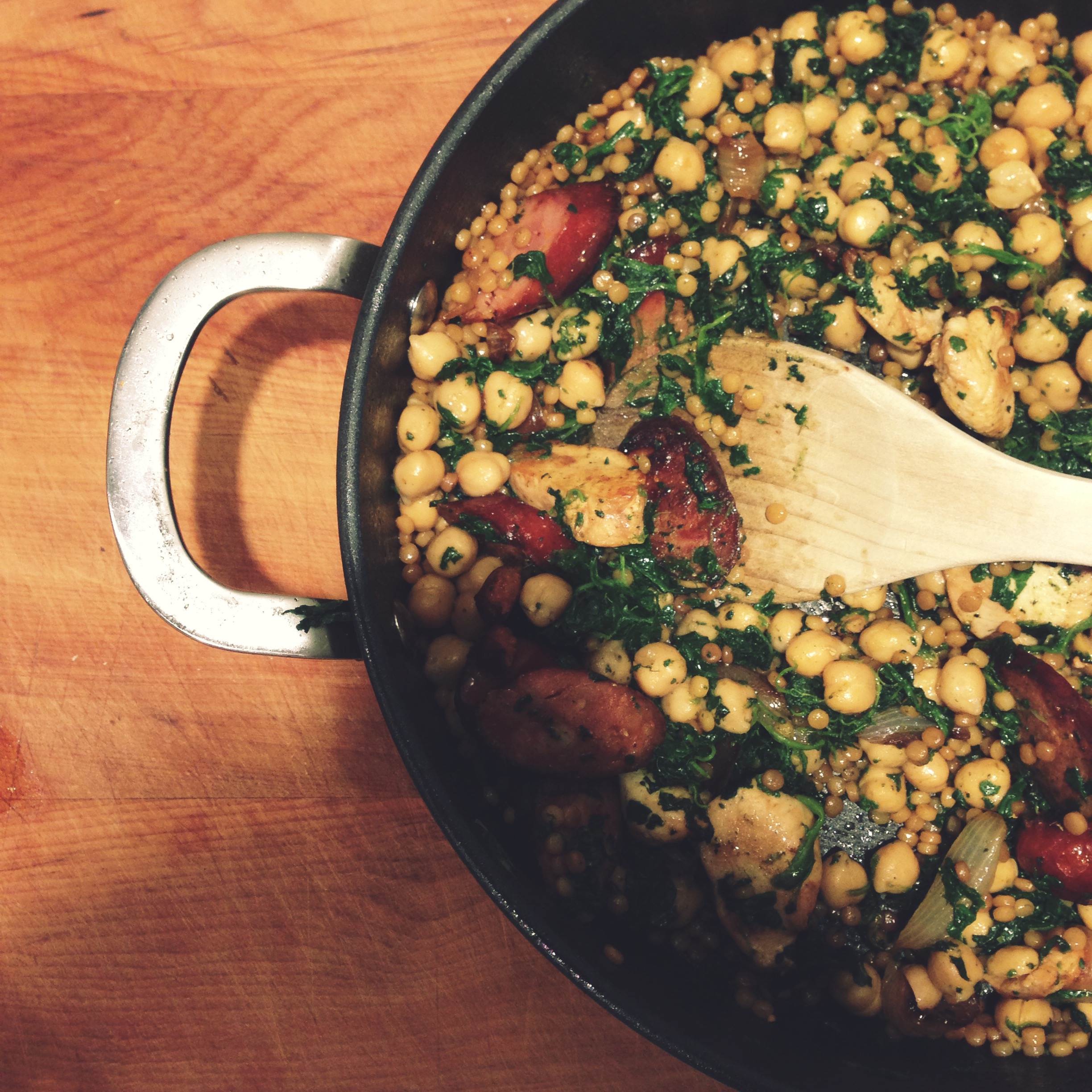 Chickpea, Chicken, Chorizo and Couscous | Click on the image for RECIPE