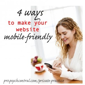 4 ways to make your website mobile friendly - Private Practice Toolbox