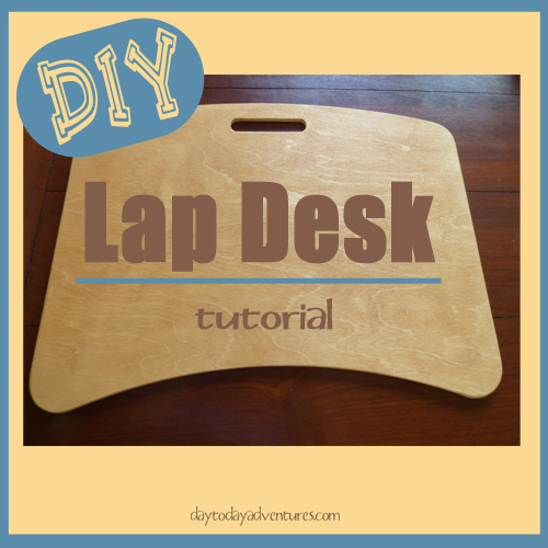 DIY Lap desk with old pillow, DIY laptop lap desk, How to make a Lap  Desk