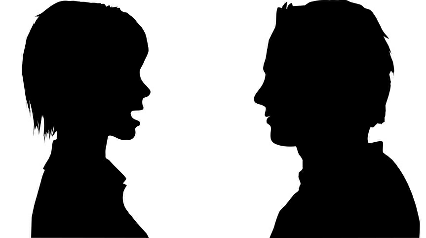 clipart man and woman talking - photo #20