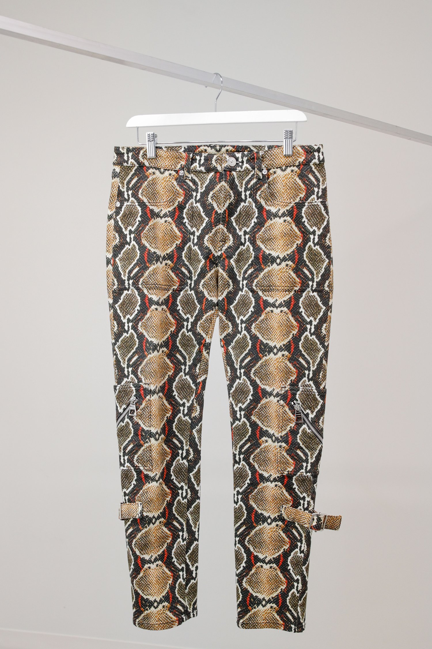 Burberry Snake Print Denim Pants — BLOGGER ARMOIRE
