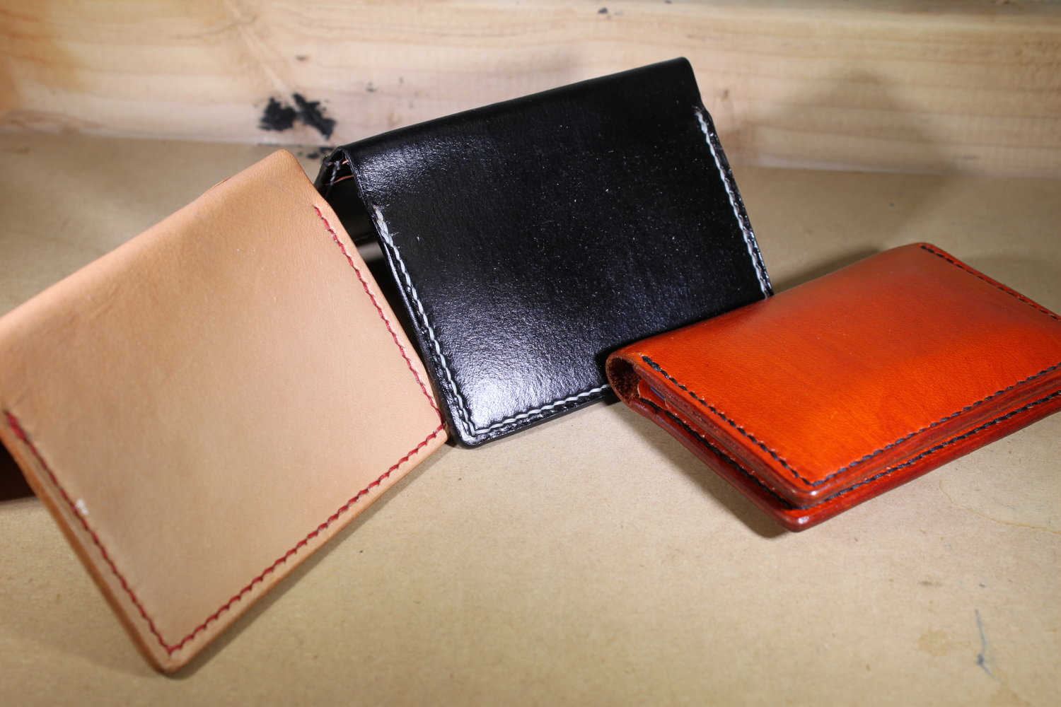 Leather Card Wallet made from Full Grain Vegetable Tanned