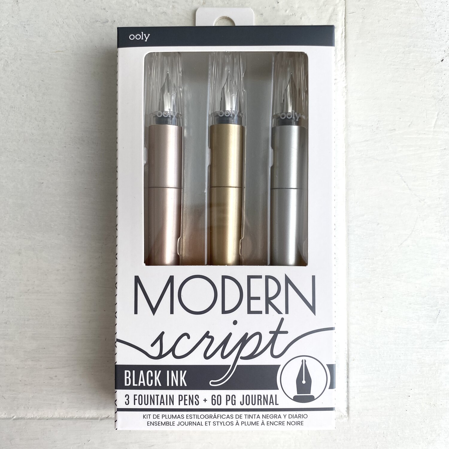Modern Script Fountain Pen Set and Journal by Ooly — SMALLWOODS STUDIOS
