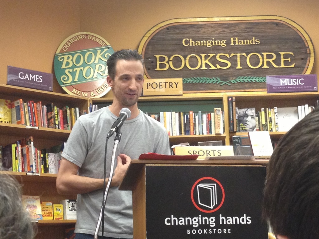 Tom Leveen at AZ Indie fave, Changing Hands Bookstore