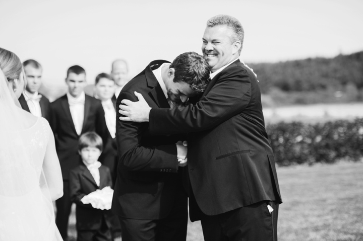Zenith Vineyard Wedding, Candid of groom and his Father-in-law. 