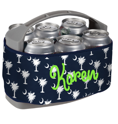 Southern Script Palmetto Moon Insulated 6-Pack Cool and Carry